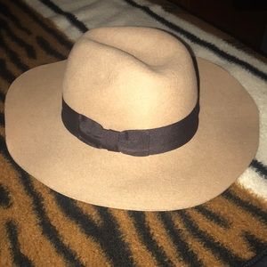 Gently used tan hat